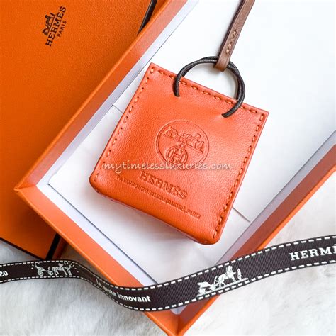 hermes orange purses|hermes orange bag charm.